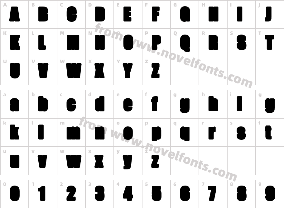 Fatman BlackCharacter Map