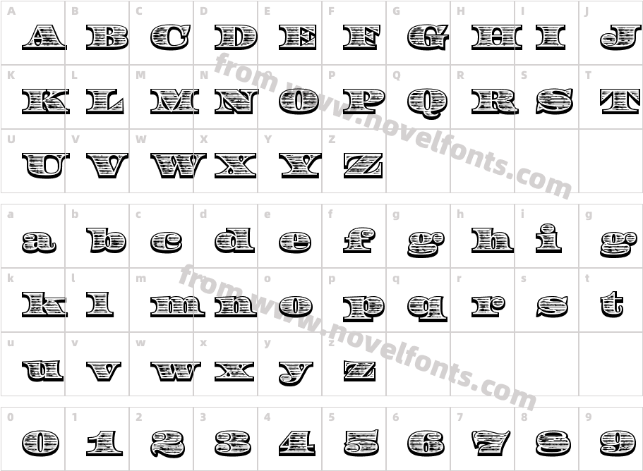 Federal Bureau 12 HorizontalCharacter Map