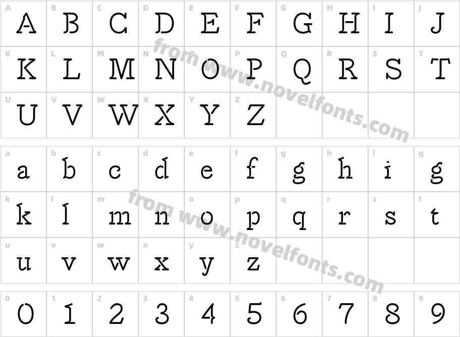 Feneon Single 24Character Map