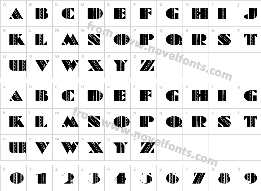 Fete Accompli EngravedCharacter Map