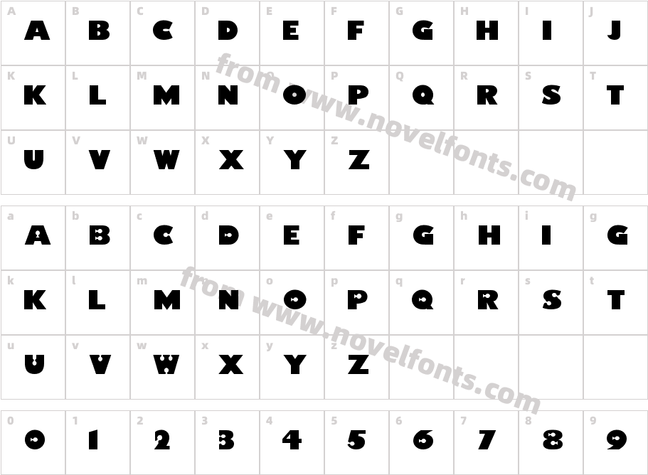 Findet NemoCharacter Map