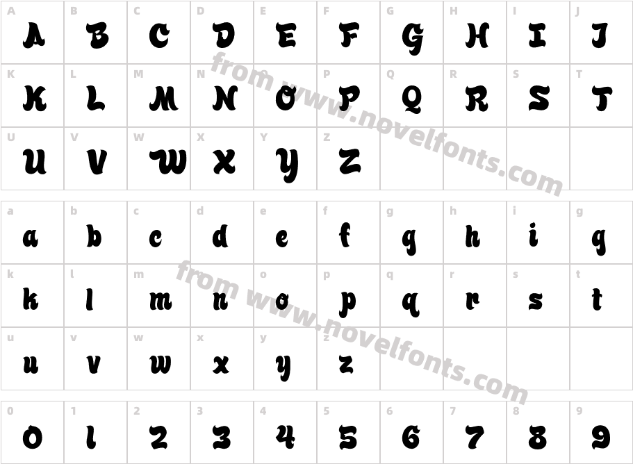 Fink BrushCharacter Map