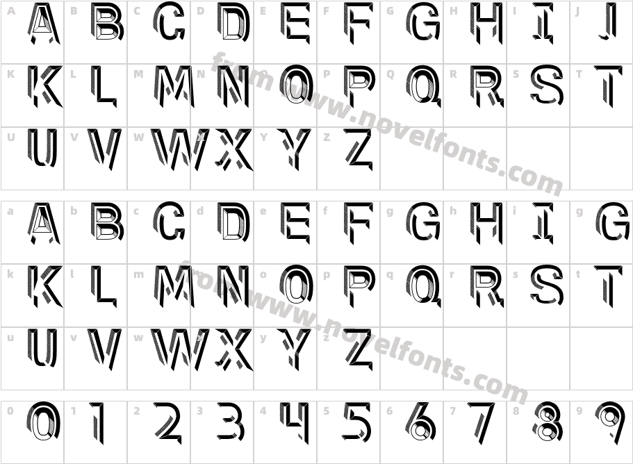 Finkl Shadow ReverseCharacter Map