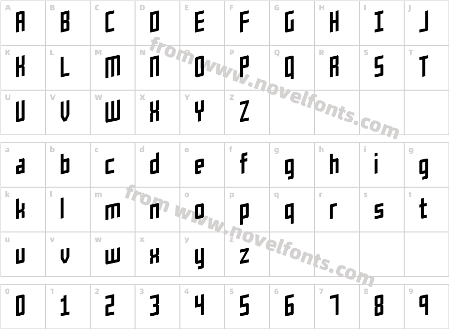 FlapheadCharacter Map