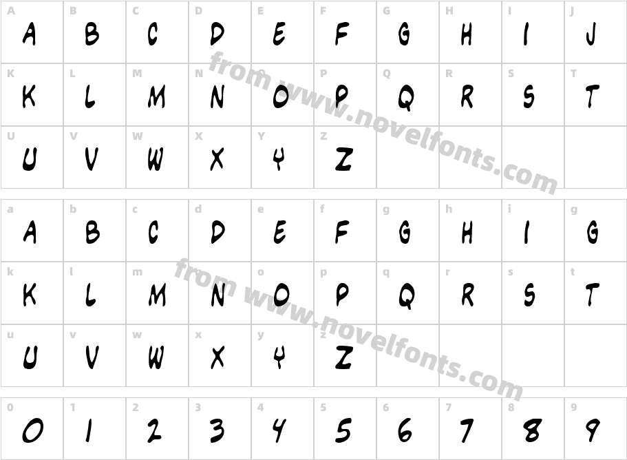 Flim FlamCharacter Map