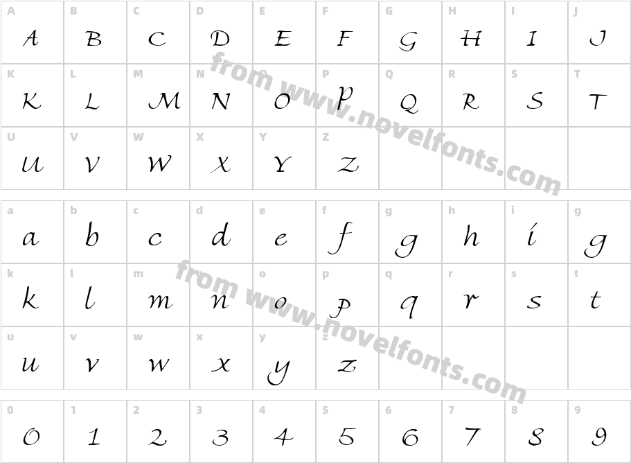 Florence LightCharacter Map