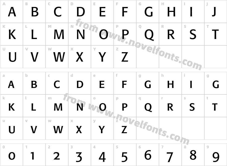 Formata RegularSCCharacter Map