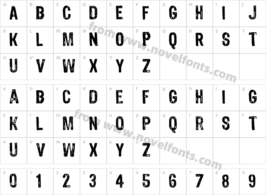 4990810Character Map