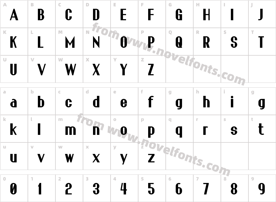 Franck BoldCharacter Map