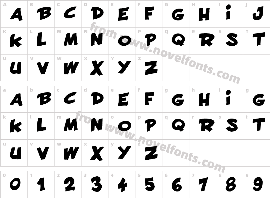 FrancobelgeCharacter Map