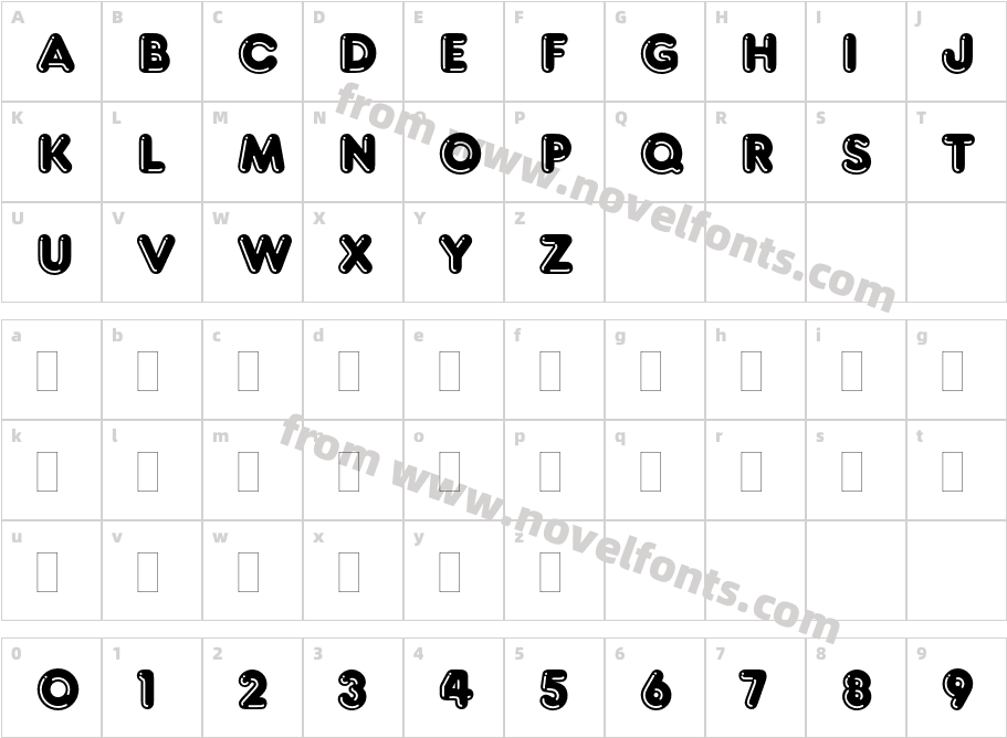 Frankfurter Highlight PlainCharacter Map