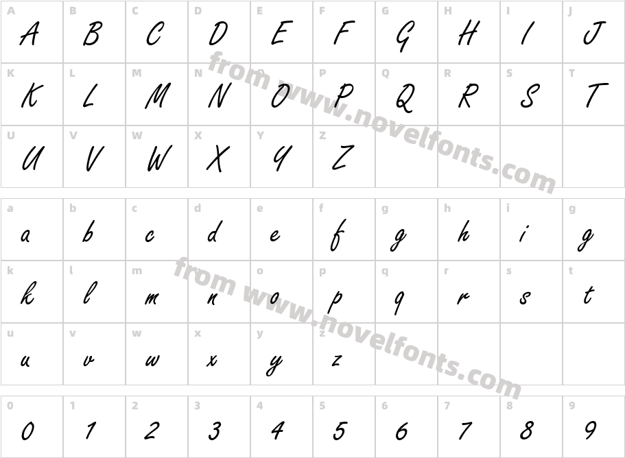 Free StyleCharacter Map