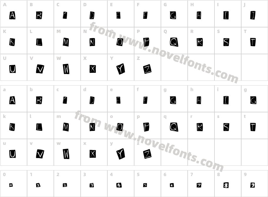 French DanceCharacter Map