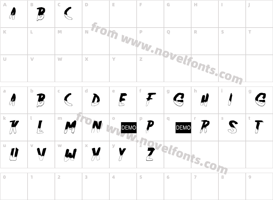 Friday13 bloody DemoCharacter Map