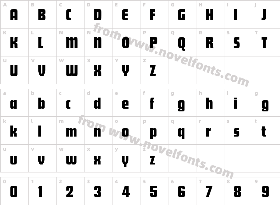 Function Display RegularCharacter Map