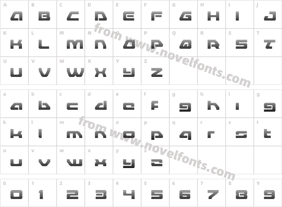 Furian GradientCharacter Map