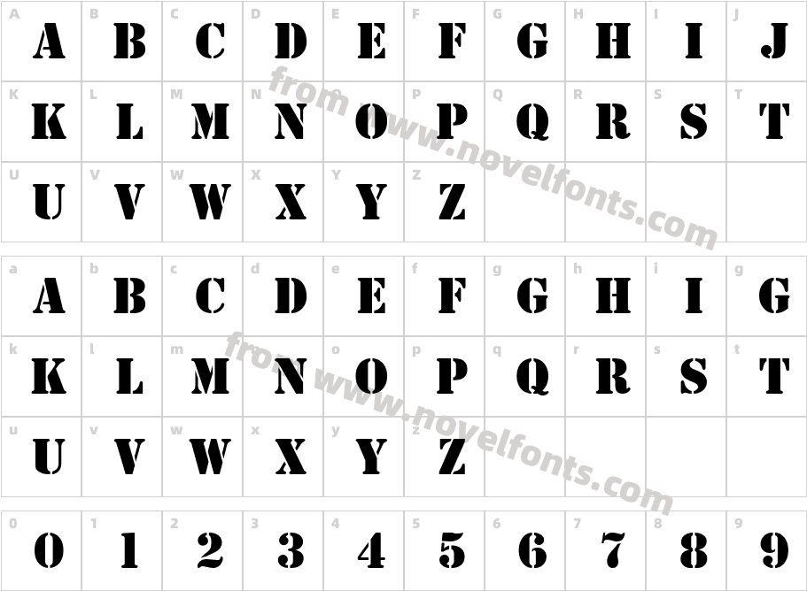 GI Stencil NormalCharacter Map