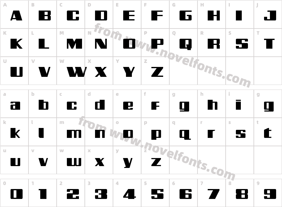 Galactic Storm ExpandedCharacter Map