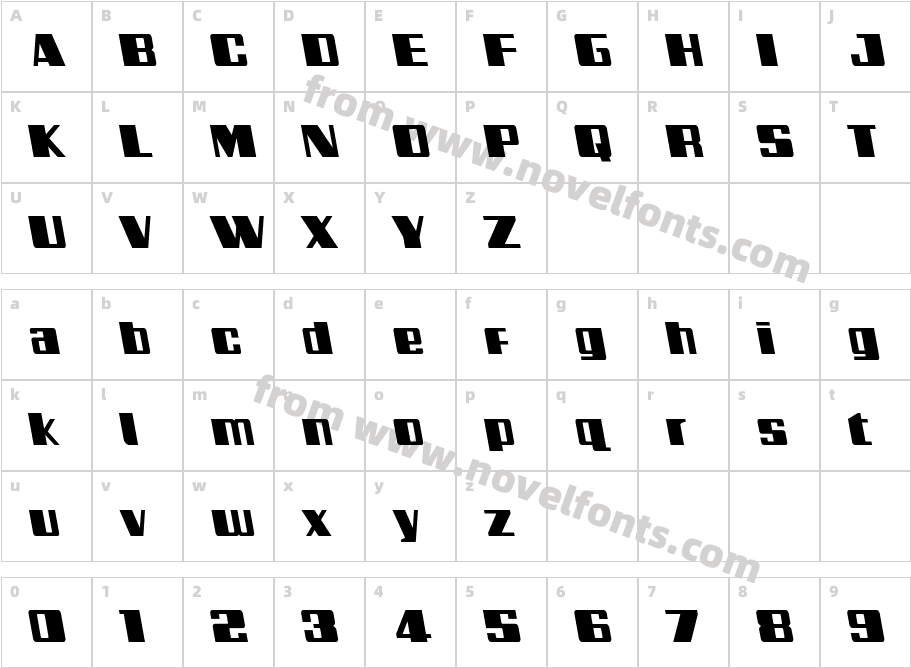 Galactic Storm LeftalicCharacter Map