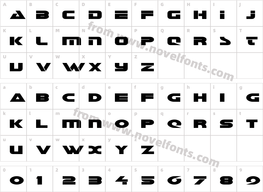 GalantCharacter Map