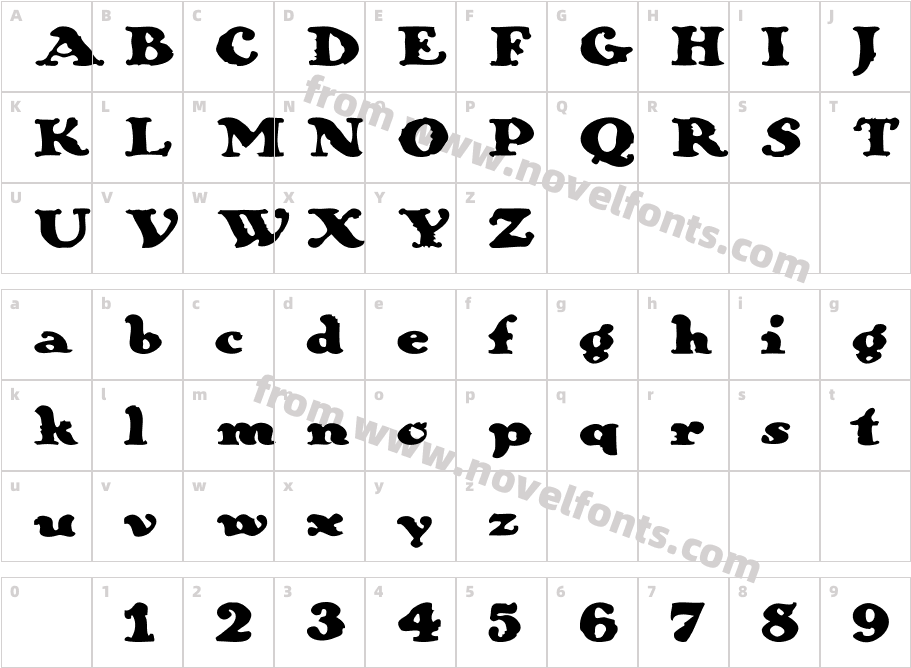 GalleonCharacter Map