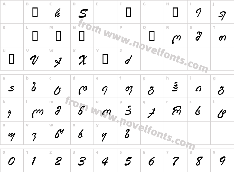 Geo Brush ScriptCharacter Map