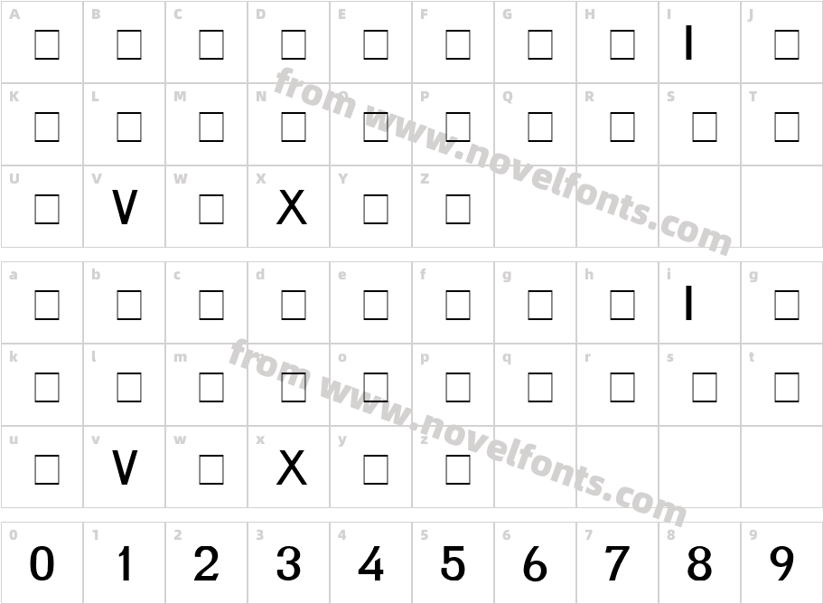 Geo Kolkheti BoldCharacter Map