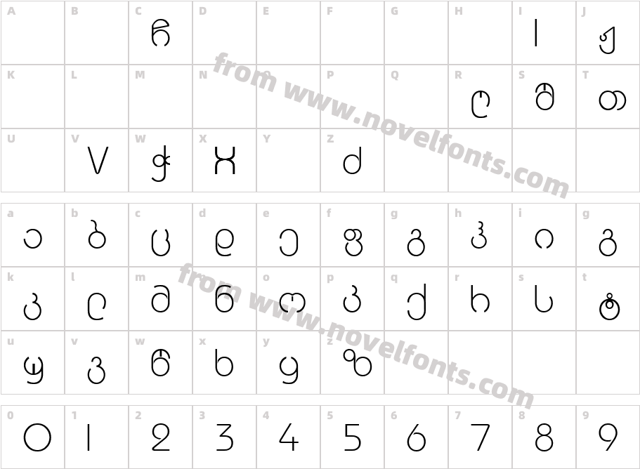 Geo Mrgvlovani NormalCharacter Map