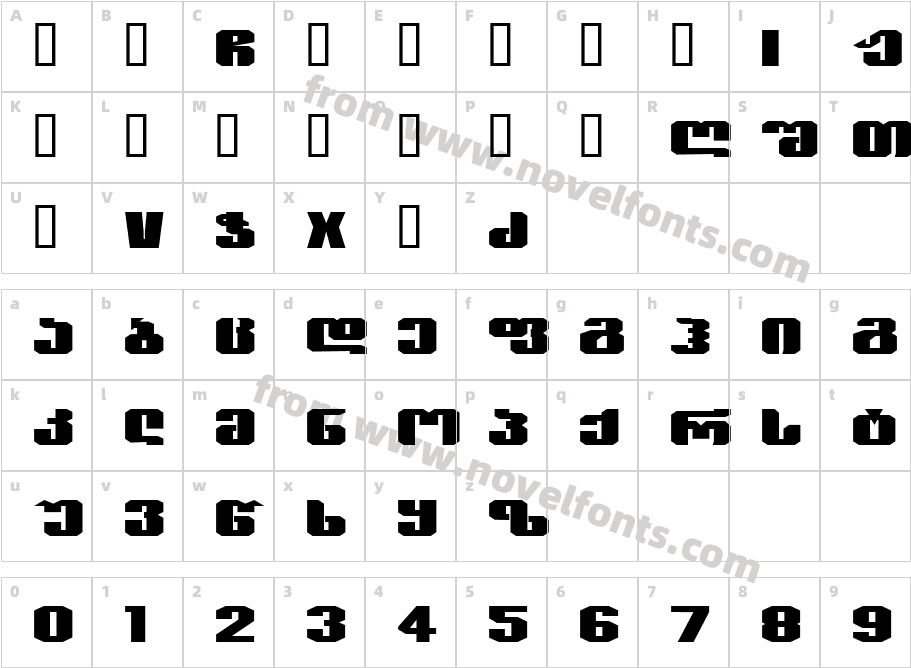 Geo PicassoCharacter Map