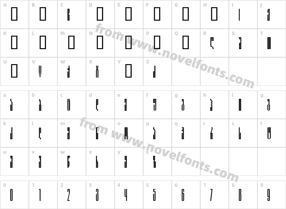 Geo Vicro ASTERCharacter Map