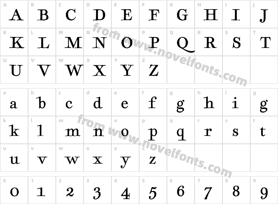 Geographica HandCharacter Map