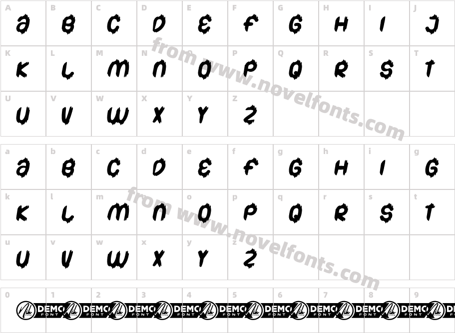 Bigfoot Cute DemoCharacter Map