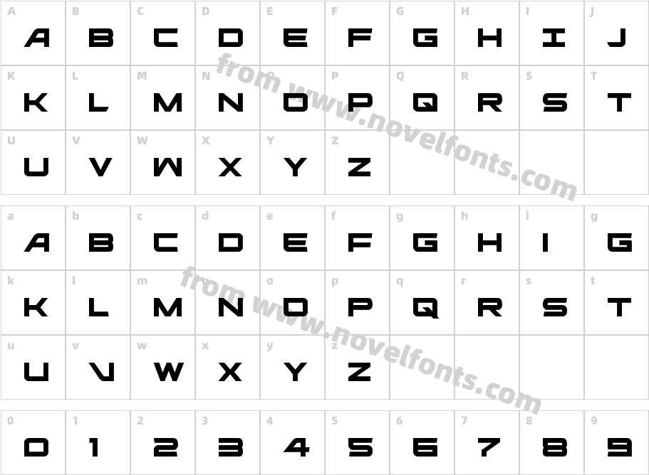 Ghost Clan RegularCharacter Map