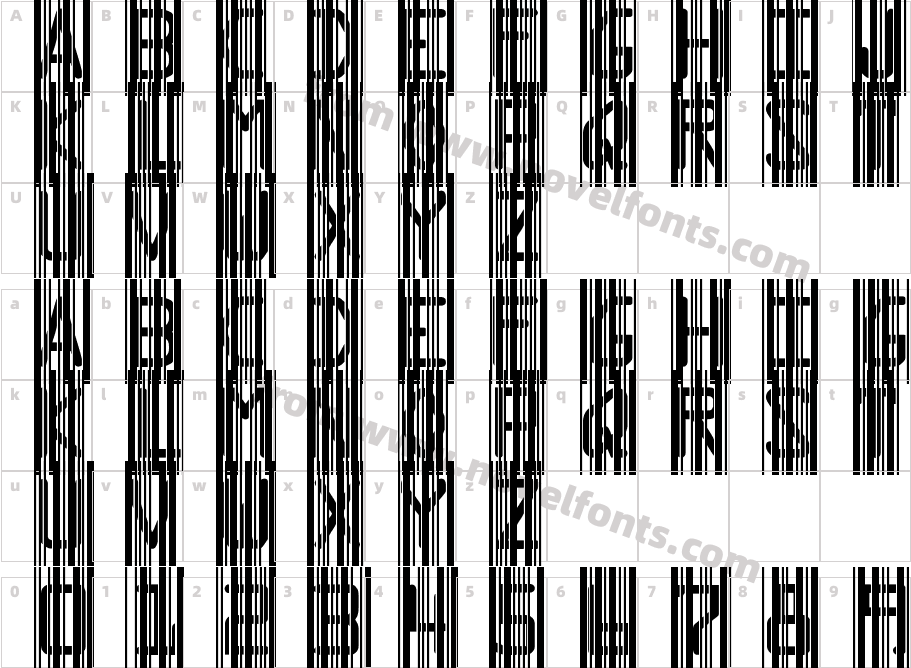 Ghost CodeCharacter Map