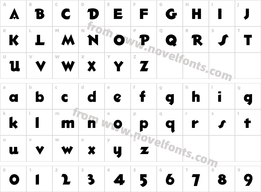 BigshotCharacter Map