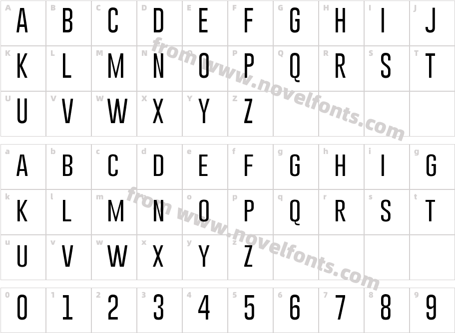 Gobold LightCharacter Map