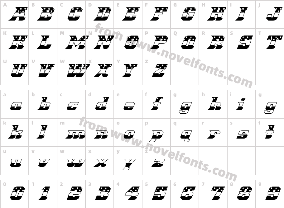 Great American League DoubleCharacter Map