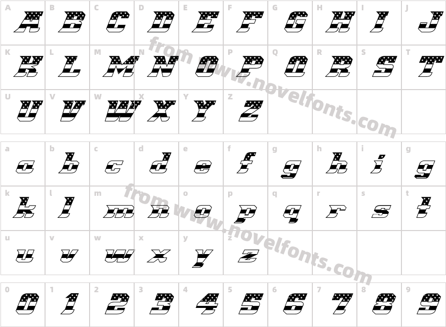 Great American League TripleCharacter Map