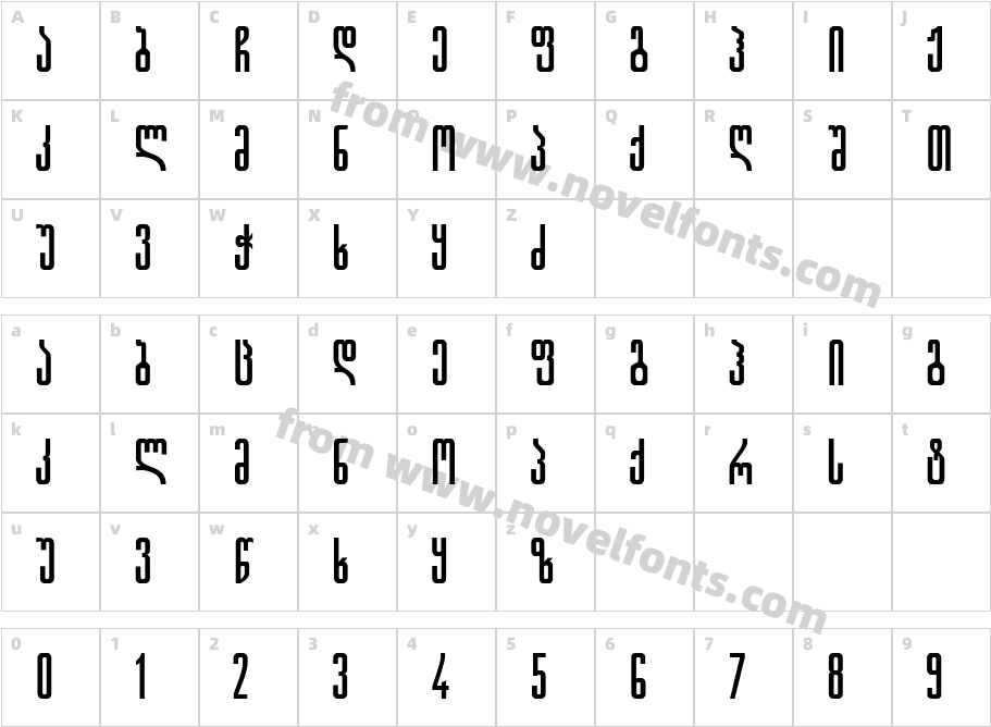 Gremy CondCharacter Map