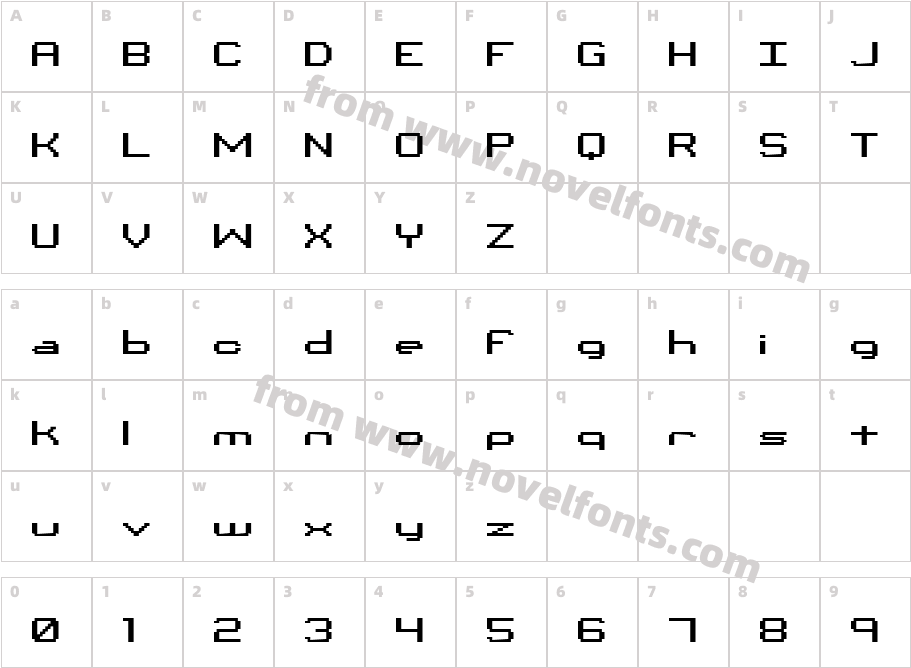 Binary CHR BRKCharacter Map