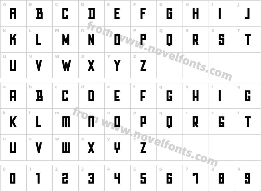 Grizzly Bear11 Shadow FillCharacter Map