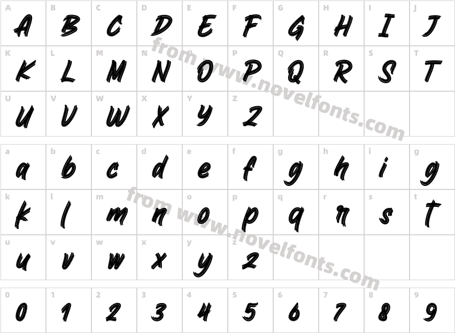 Bingo RekyCharacter Map