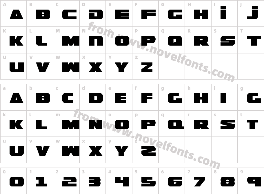 Guardian ExpandedCharacter Map