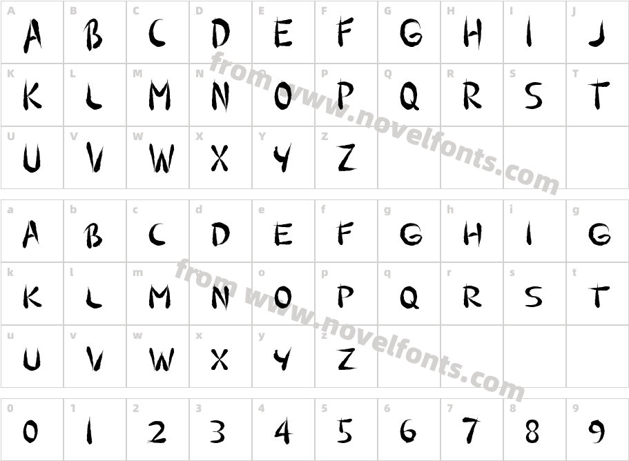 GuilinCharacter Map