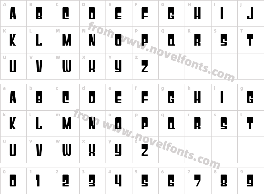 GyparodyCharacter Map