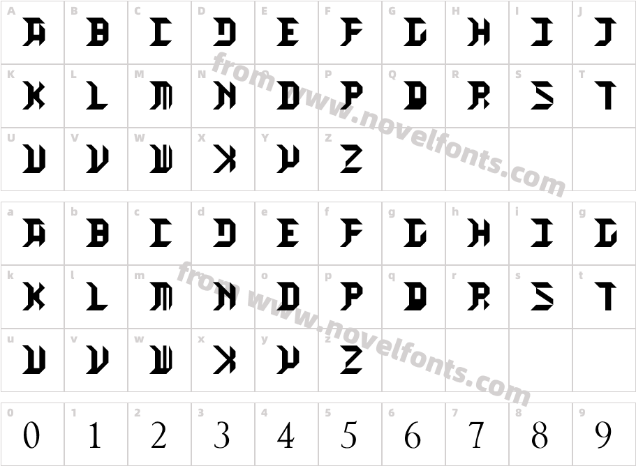 HIGH ORBITCharacter Map