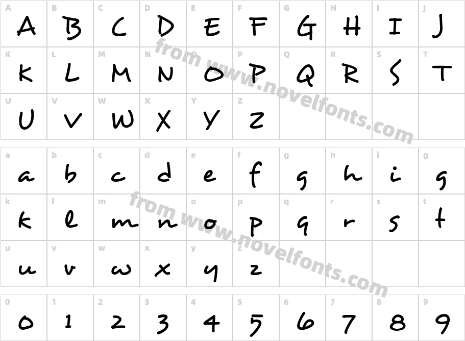 HL DongianCharacter Map