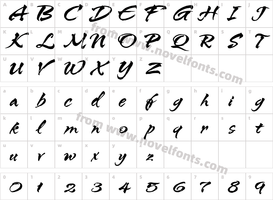 HL NetbutlongCharacter Map