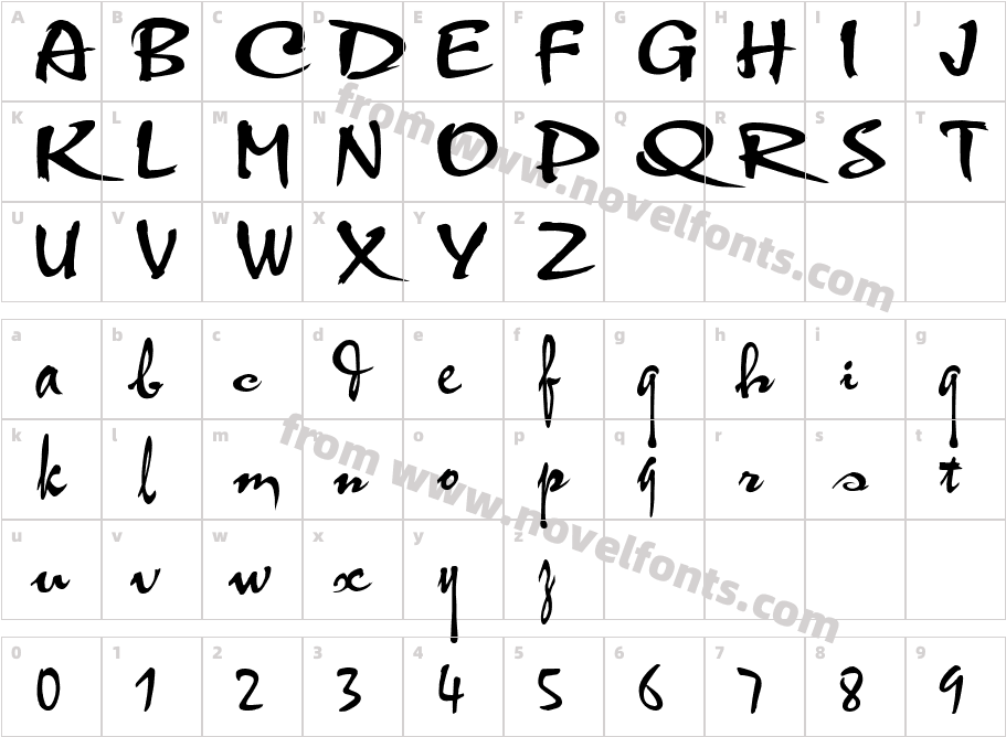 HL Thuphap 2BKCharacter Map