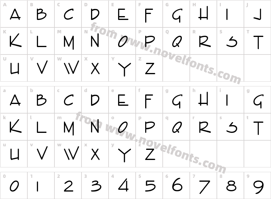 HP EncinoCharacter Map